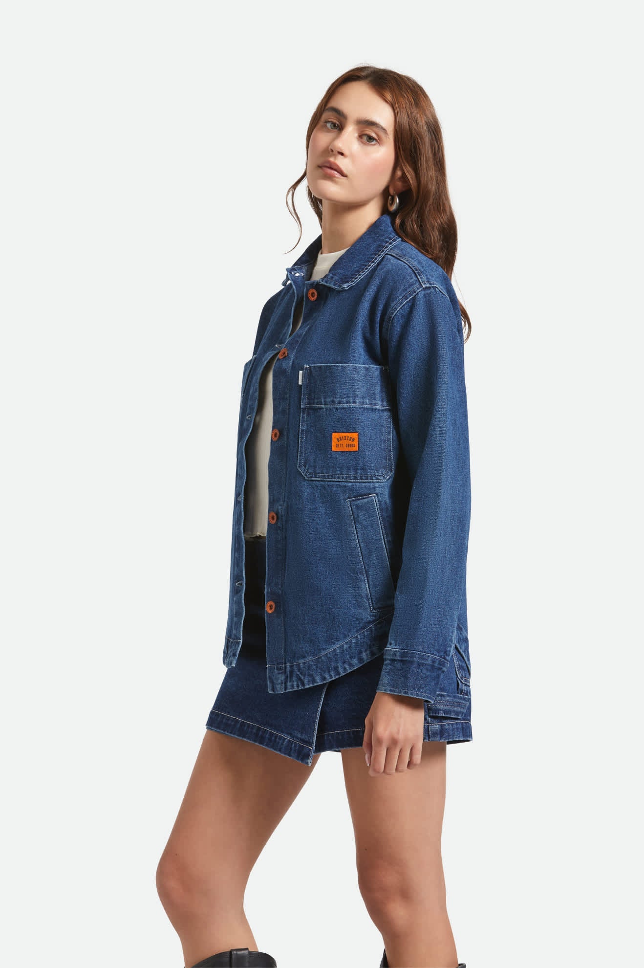 Durham Shirt Jacket - Rinse Denim - Image 5
